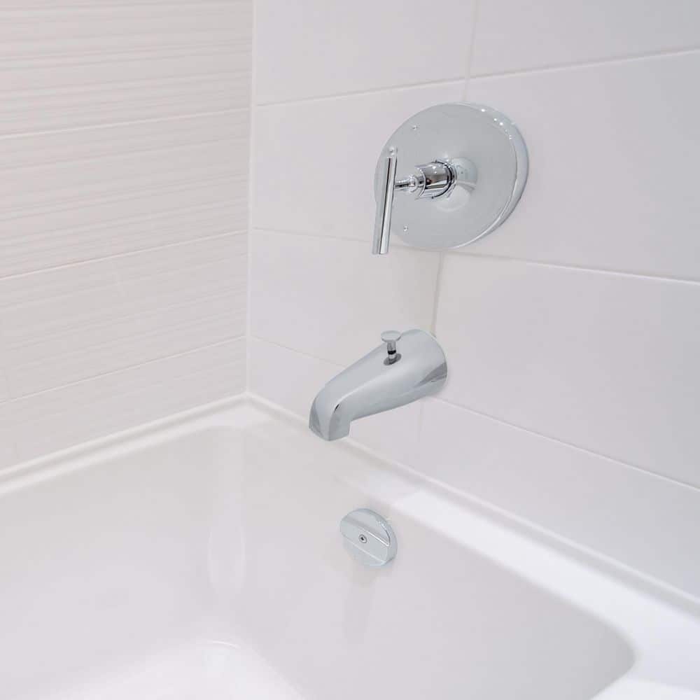 Chrome Universal Fit Tub Spout with Diverter