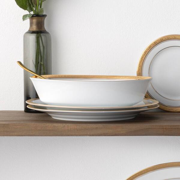 Noritake Crestwood Gold 9.75 in., 32 fl. oz. (Gold) Porcelain