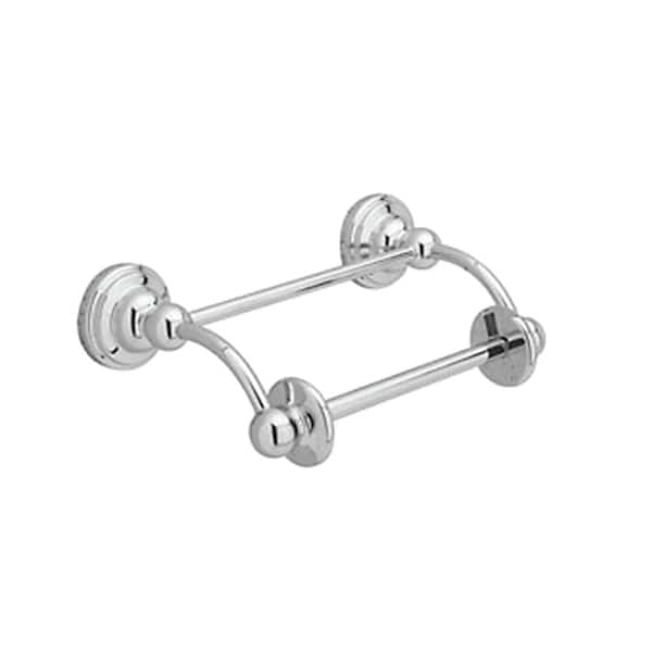 Edwardian Wall Mount Toilet Paper Holder in Polished Chrome