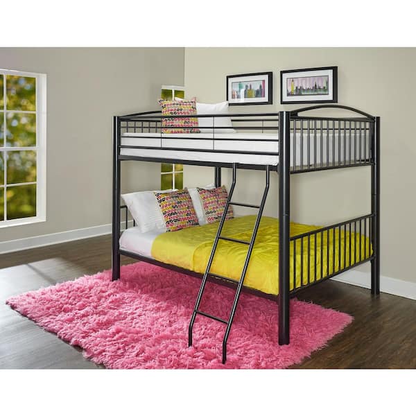 Janvier Full Over Bed, Powell Heavy Metal Full Over Bunk Bed