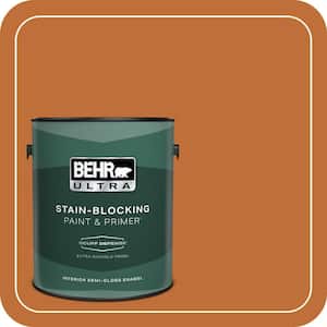1 gal. #S-H-260 Tiger Stripe Extra Durable Semi-Gloss Enamel Interior Paint & Primer
