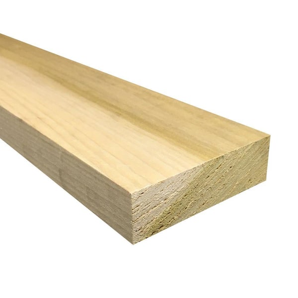 Weaber 5/4 in. x 4 in. x Random Length S4S Poplar Board