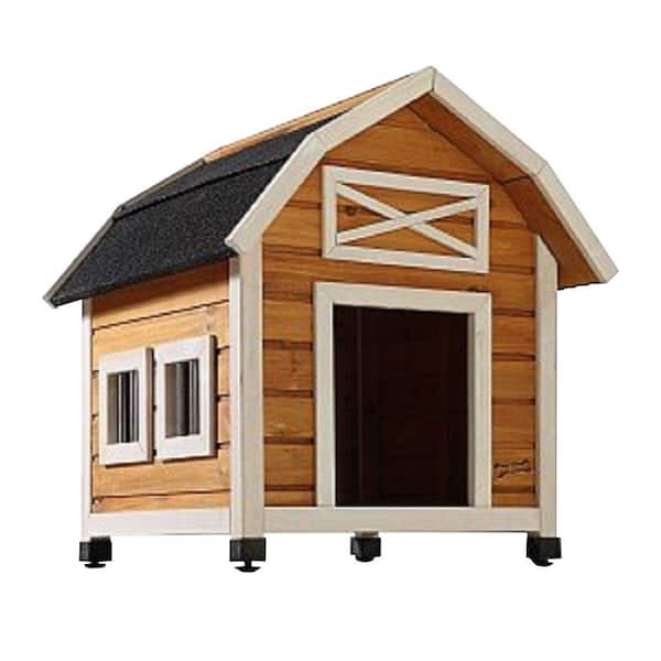 Pet Squeak 2.1 ft. L x 2.1 ft. W x 2.2 ft. H Small the Barn Dog House