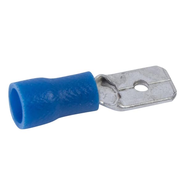 BAS14456B - Blue Nylon Ring Connector 16-14 (5/16 Stud)