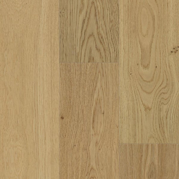 Sure+ Take Home Sample - Sand Natural Oak Waterproof Engineered Hardwood  Flooring - 5 in. x 7 in. SA-101197