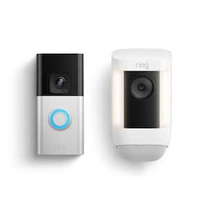 Battery-Doorbell Pro with Spotlight Cam Pro Battery White