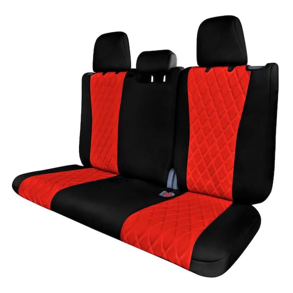 FH Group Neoprene Custom Fit Seat Covers for 2021 - 2022 Ford Bronco Sport  - Full Set DMCM5018SOLIDRED-FULL - The Home Depot