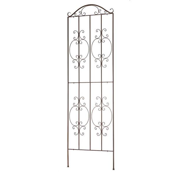 Evergreen Enterprises 108 in. Montebello Metal Tall Garden Trellis