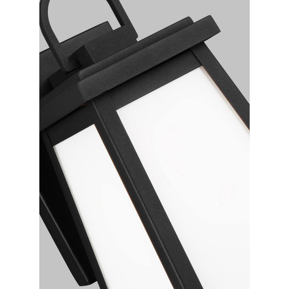 Founders Bronze Black 1-Light Outdoor Lantern with Dimmable Energy Star