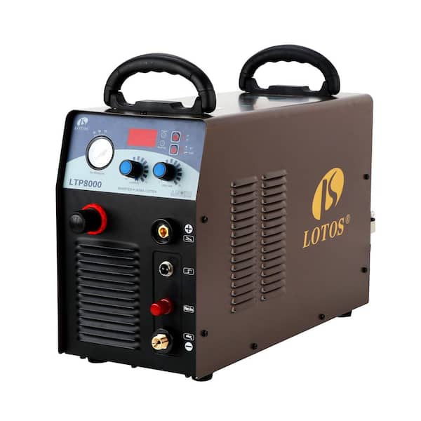 Lotos 80 Amp Non-Touch Pilot Arc IGBT Inverter Plasma Cutter for Metal, 220V, 1 inch Clean Cut