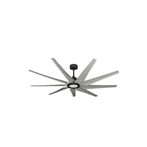 Liberator WiFi 72 in. LED Indoor/Outdoor Oil Rubbed Bronze/Stone Smart Ceiling Fan with Light with Remote Control