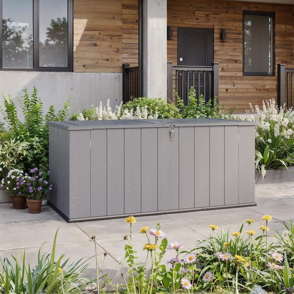 Sizzim 4 ft. 7.9 in. W x 2 ft. 2.4 in. D x 2 ft. H Resin Shed