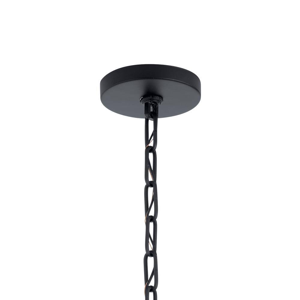 Abbotswell Black 19" 4-Light Open Cage Pendant