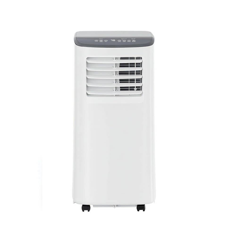 8000 BTU (DOE) Portable Air Conditioner Cools 450 sq. ft. with Dehumidifier,Fan, Remote,Window Kit in White and Gray Top price history on PriceWatchPro