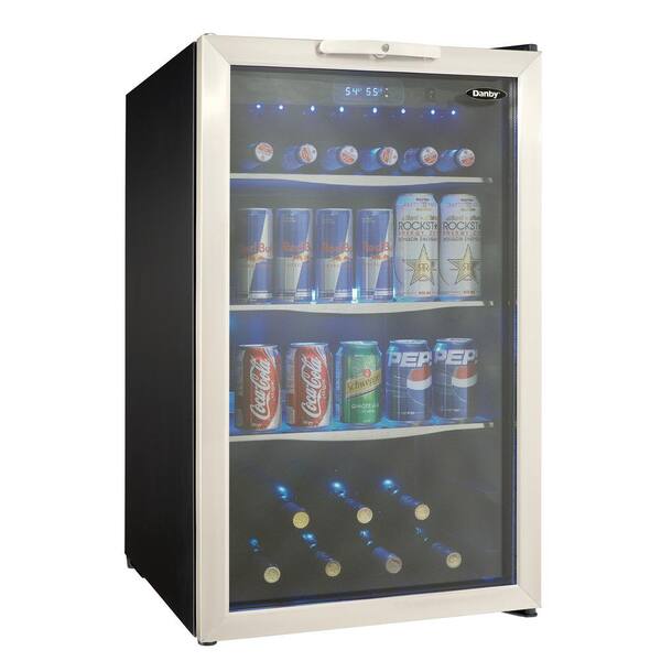 Danby 19 in. 124-Can Free-Standing Beverage Cooler