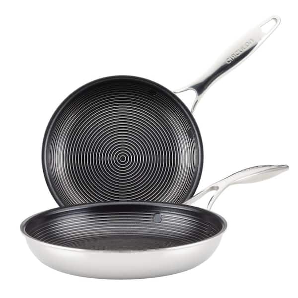 Circulon C-Series 8 .5 and 10 in. Stainless Steel Nonstick Frying Pan Silver