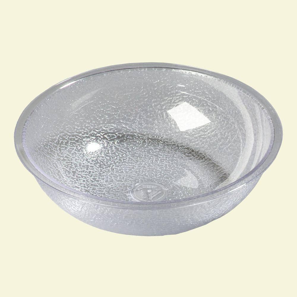 Clear 12.6 oz Carlisle 33907 BPA-Free Small Plastic Clam Shell Bowl