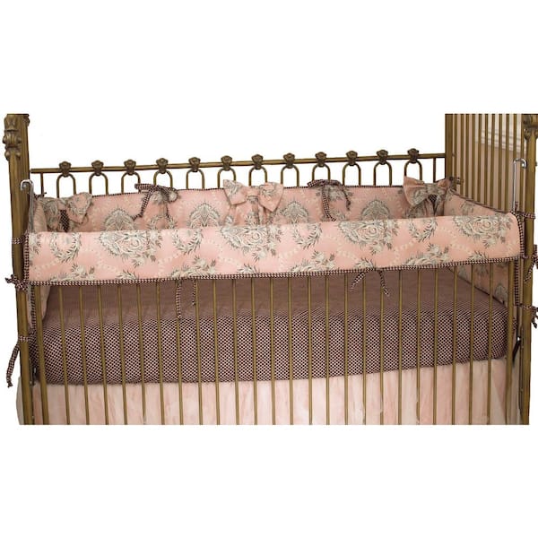 Nightingale 1-Pack Cotton Tale Designs Front Crib Rail Cover Up Set