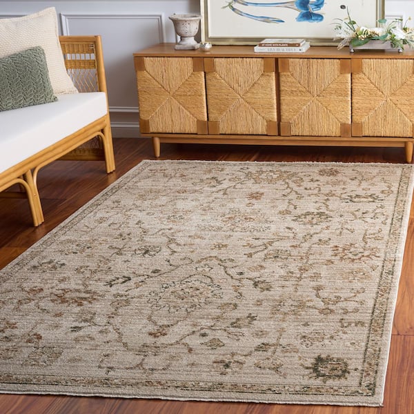 Hazel 6 ft. x 8 ft. Ivory/Beige Persian HZL512A Area Rug