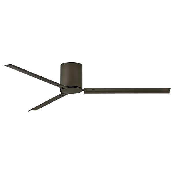 Indy Flush 72.0 in. Indoor/Outdoor Metallic Matte Bronze Ceiling Fan with Remote Control