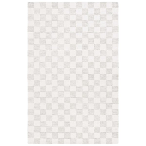 SAFAVIEH Martha Stewart Beige/Ivory 3 ft. x 5 ft. Checkered Area Rug