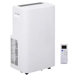 12,000 BTU Portable Air Conditioner Cools 270 Sq. Ft. with Dehumidifer, Ventilation, Remote and LED Display in White