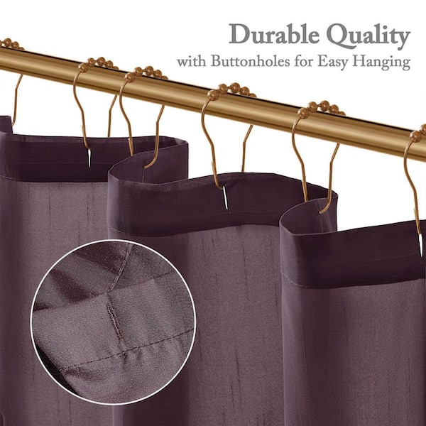 Jacqueline Plum 72 in. Shower Curtain