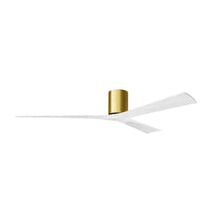 Irene-3H 72 ft. Indoor/Outdoor Brushed Brass 110/220 (V) 109 RPM Standard HVLS Ceiling Fan