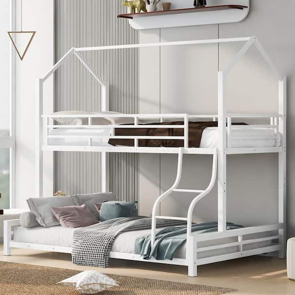 Detachable twin over full bunk fashion beds