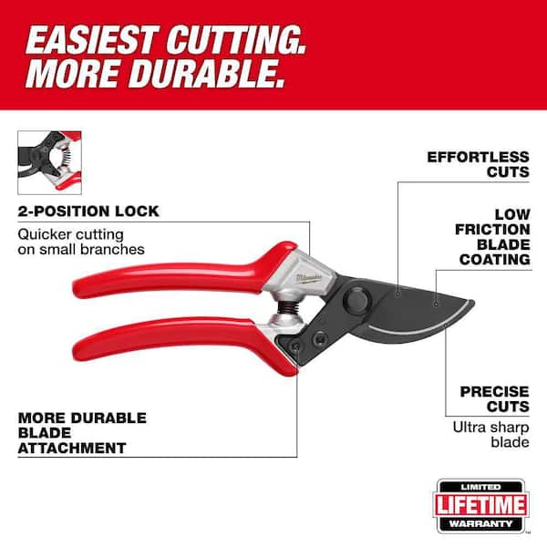 3/4 in. Cut Capacity High Carbon Steel Blade Bypass Hand Pruner