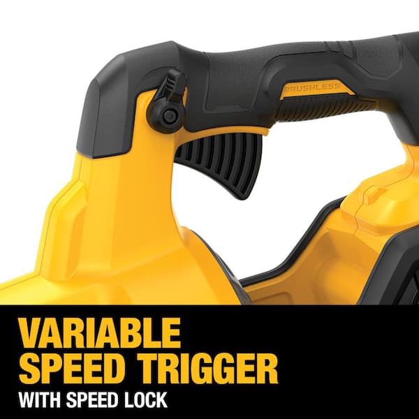 DEWALT - FLEXVOLT 60V MAX 125 MPH 600 CFM Brushless Cordless Battery Powered Blower Kit with (1) FLEXVOLT 3 Ah Battery & Charger