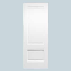 Destin 36 in. x 80 in. No Bore Solid Core White Prefinished Wood Interior Door Slab