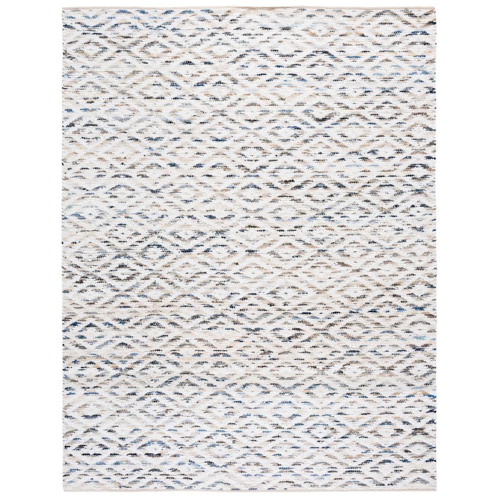 Natura 8 ft. x 10 ft. Blue/Ivory Distressed Double Diamond Area Rug price history on PriceWatchPro