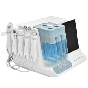 14.76 in. x 13.39 in. x 11.22 in. VEVOR 8 in 1 Hydrogen Oxygen Facial Machine with 8 in. LCD Screen in White