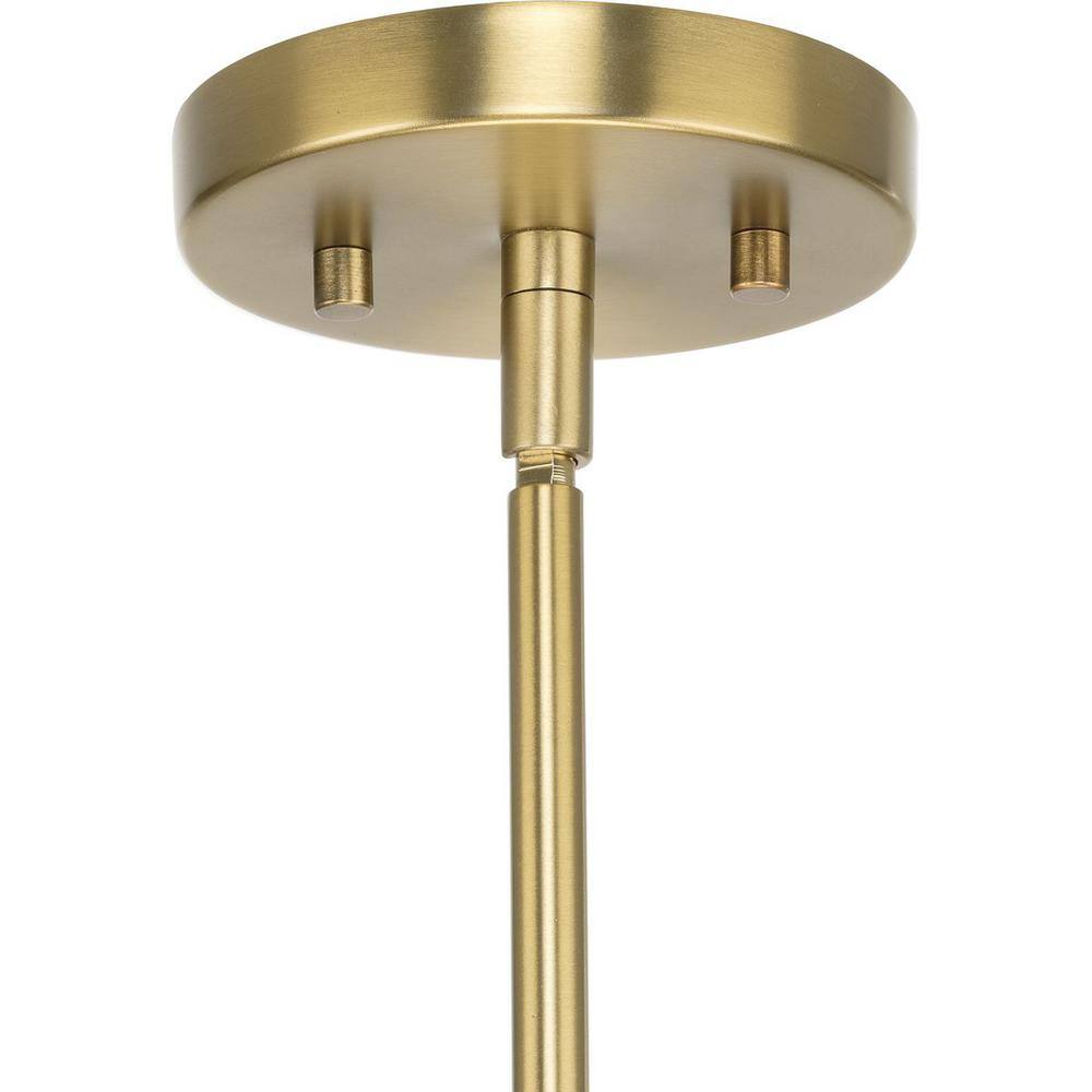 Arya Brushed Gold 12-Light Modern Linear Chandelier