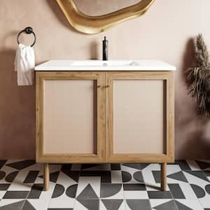 Classe 36 in. Bathroom Vanity in Oak