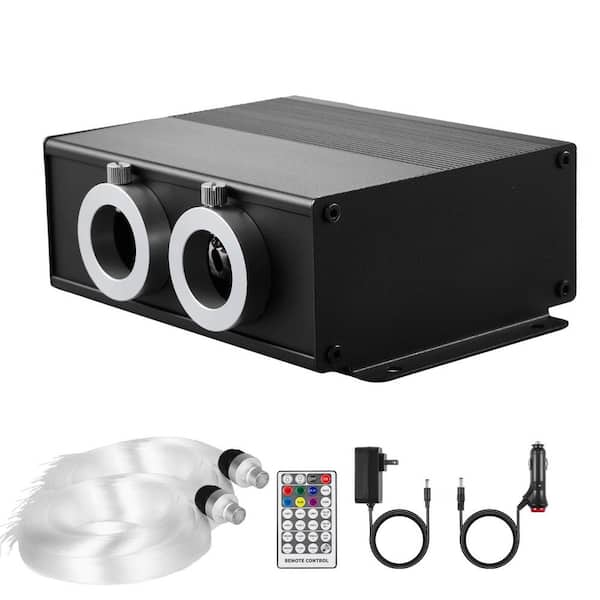 Starlight Headliner Kit 900pcs 0.03 in. 9.8 ft. 20W Twinkle Fiber Optic Star Ceiling Lights Bluetooth APP Remote Control