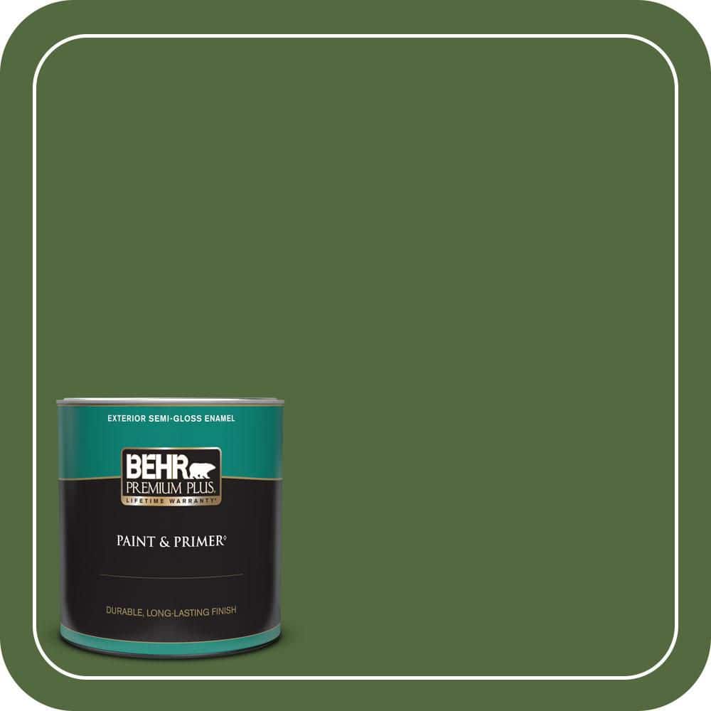 1 qt. #M380-7 Alfalfa Extract Semi-Gloss Enamel Exterior Paint & Primer price history on PriceWatchPro