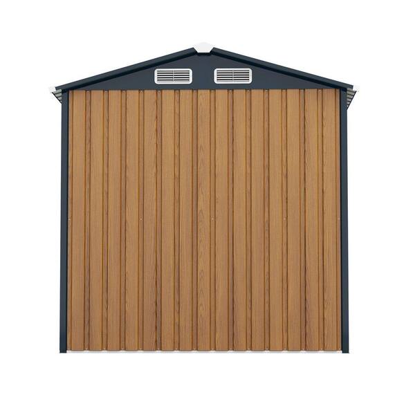 6 ft. W x 8 ft. D Metal Shed with Lockable Door (48 sq. ft