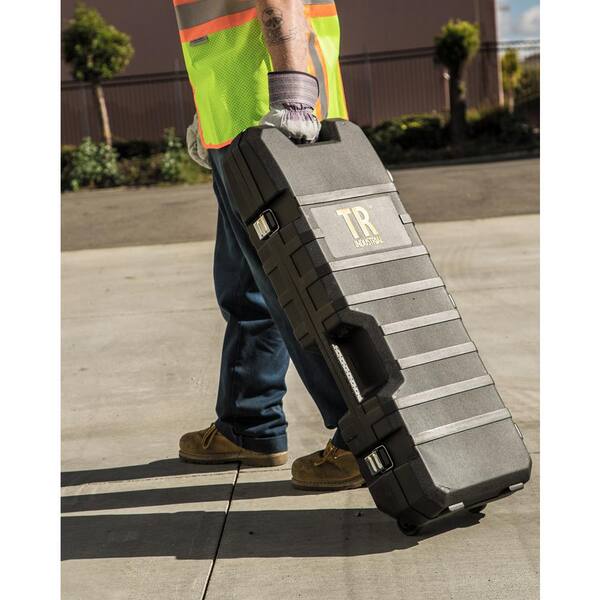 TR Industrial TR89105-S 11 Amp 31 lbs. Demolition Jack Hammer with Point, Flat and Scraping Chisels - 3