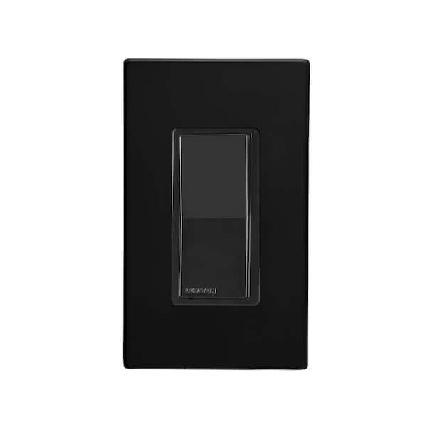 WarmlyYours Hardwired WiFi Switch Black Timer