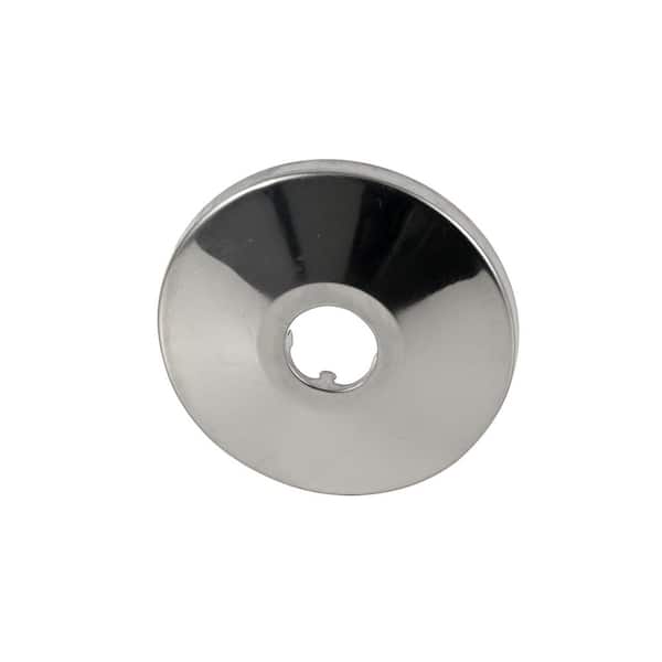 1/2 in. Copper Tube Size Flange Escutcheon Plate in Chrome-Plated Steel