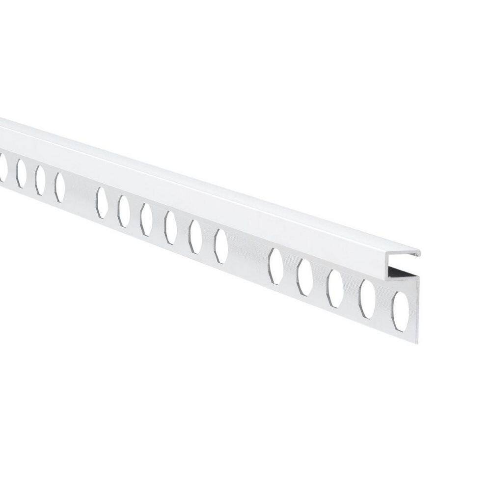 Novolistel 3 White 3/8 in. x 98-1/2 in. Aluminum Tile Edging Trim price history on PriceWatchPro
