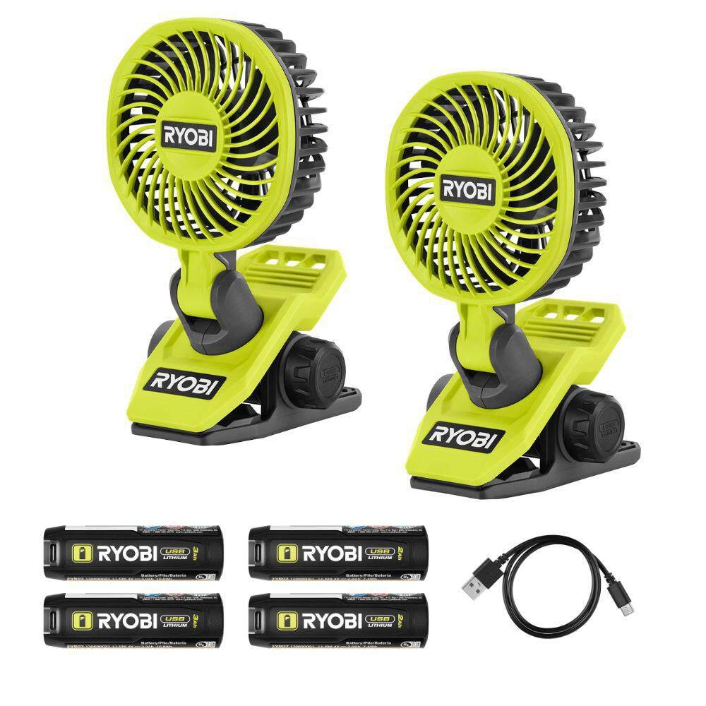USB Lithium Clamp Fan Kit 2-Pack with (2) 2.0 Ah USB Batteries and Charging Cable and (1) 3.0 Ah USB Battery price history on PriceWatchPro