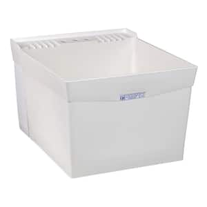 Utilatub 20 in. x 24 in. Structural Thermoplastic Wall-Mount Utility Tub in White