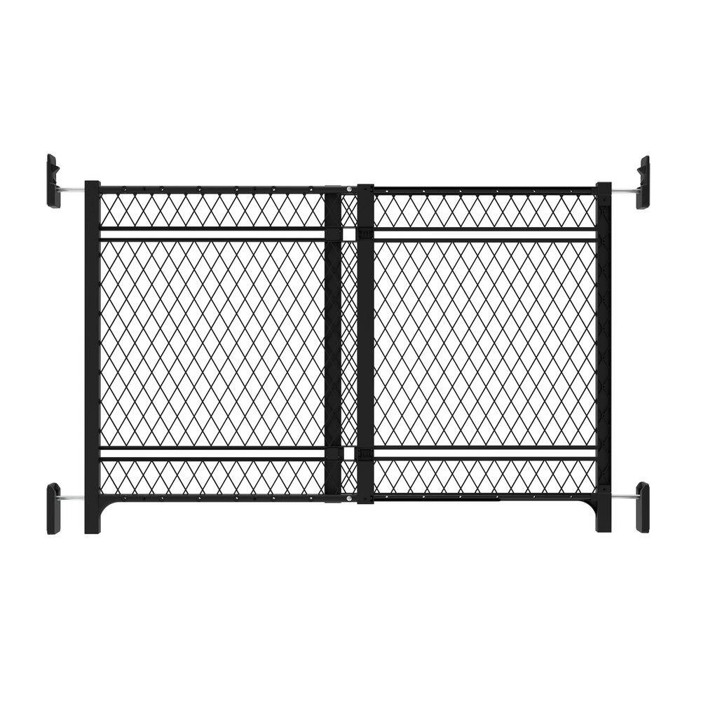 Doorway 42-Watt Series Baby and Dog Gate, Indoor Outdoor, Galvanized Steel,