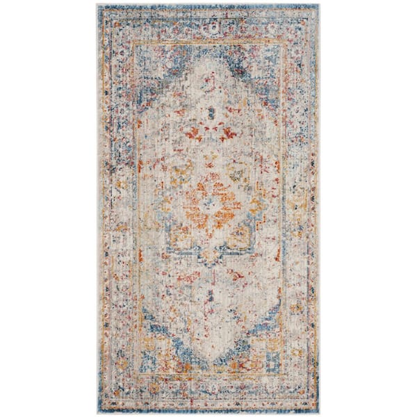 SAFAVIEH Vintage Persian Blue/Multi 2 ft. x 5 ft. Area rug