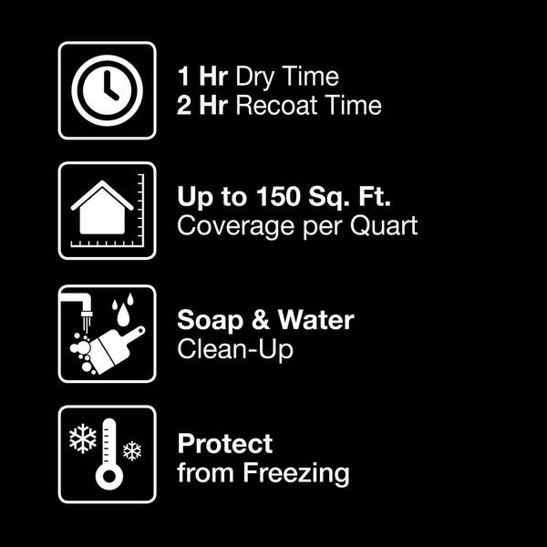 BEHR - 1 qt. #PPU25-19 Ocean Swell Interior Chalk Finish Paint