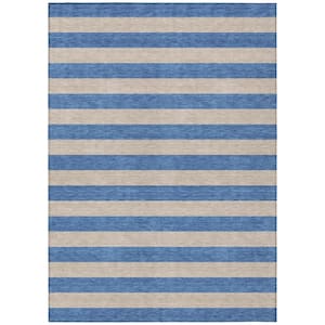 Chantille ACN530 Tan 8 ft. x 10 ft. Machine Washable Indoor/Outdoor Geometric Area Rug