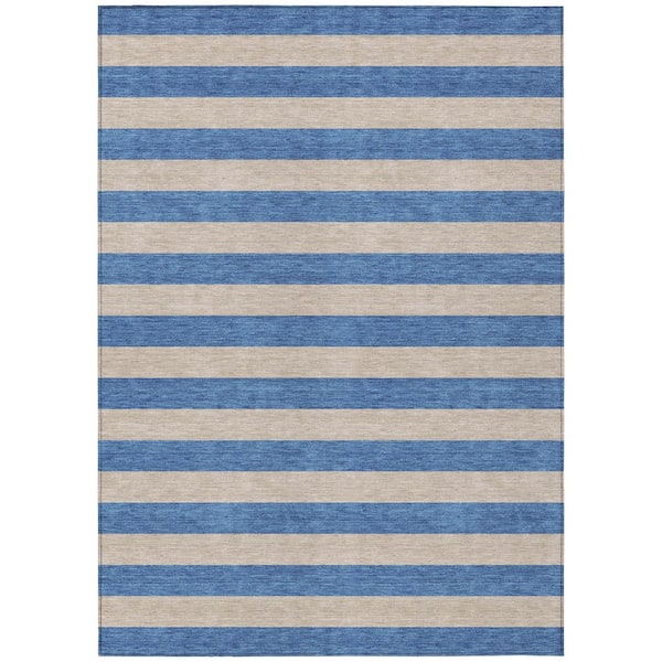 Addison Rugs Chantille ACN530 Tan 8 ft. x 10 ft. Machine Washable Indoor/Outdoor Geometric Area Rug